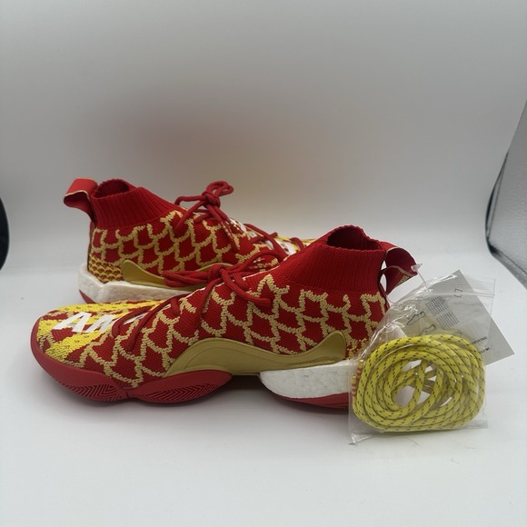 Adidas Pharrell x Crazy BYW Chinese New Year Sneakers Mens 10 Ambition EE8688 - Picture 3 of 12